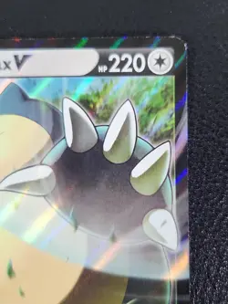 Snorlax V 141/202 Sword & Shield Ultra Rare Holo Pokemon Card - Image 3