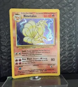 Wizards Ninetales 12/102 Base Set Unlimited Eng 1999 Holo Rare - Image 1