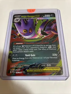 Pokemon Mega Gengar Ex 056/094 Phantasmal Flames Near Mint NM - Image 1