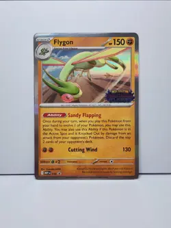 2025 Pokemon Flygon (Prerelease) 016 Promo, Mega Evolution Promo 016, Near Mint - Image 1
