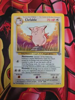 Clefable 17/64 Rare Jungle Pokemon TCG Unlimited MP - Image 1
