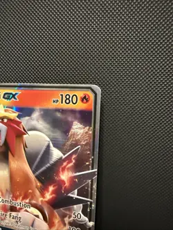 Pokemon TCG Entei GX Holo Ultra Rare Card 10/73 Shining Legends - Image 2