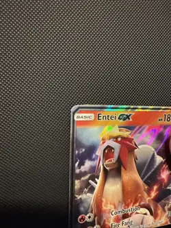 Pokemon TCG Entei GX Holo Ultra Rare Card 10/73 Shining Legends - Image 4