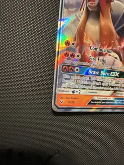 Pokemon TCG Entei GX Holo Ultra Rare Card 10/73 Shining Legends - Image 5