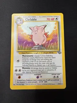 Pokemon TCG | Clefable 17/64 | Jungle Rare | Lightly Played - Image 1
