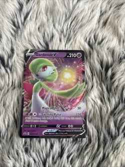 Pokemon Card Sword & Shield Black Star Promo SWSH105 Gardevoir V NM 2021 - Image 1