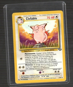 Pokemon TCG Pokemon Clefable Card 17/64 Jungle RareNon Holo - Image 1