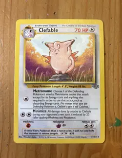 Pokemon TCG Clefable Jungle Card 17/64 Regular Vintage Card - Image 1