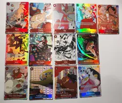 One Piece TCG Gift Collection 2023 Complete 13 Card Promo Set English NM - Image 1