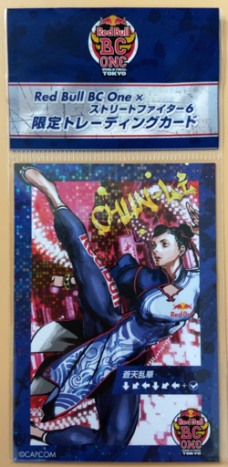 Chun-Li Street Fighter 6 Red Bull BC One Capcom Card Japanese - Image 1