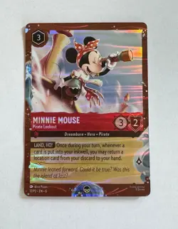 Minnie Mouse Pirate Lookout Disney Cruise Promo Disney Lorcana Promo Cards Foil - Image 1