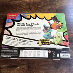 Pokemon TCG Mega Evolution Ascended Heroes Deluxe Pin Collection Promo Kit - Image 2