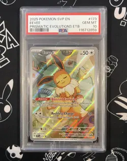 Pokemon TCG Eevee SVP 173 Scarlet & Voilet Promo PSA 10 English - Image 1