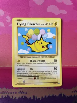 Pokemon Card Flying Pikachu Evolutions Secret Rare 110/108 Near Mint - Image 1