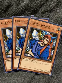 X3 Yugioh Queen's Double Common MRD 25th Anniversary X3 Playset - Image 1
