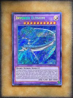 Yugioh Invoked Elysium FUEN-EN033 Secret Rare NM - Image 1