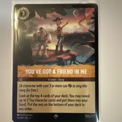Disney Lorcana The First Chapter You've Got a Friend in Me 30/204 Rare Cold Foil - Image 1