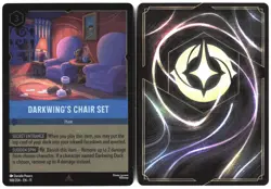 Disney Lorcana TCG Darkwing's Chair Set 168/204 Foil Winterspell - Image 3