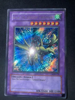 Gaia The Dragon Champion - LOB-125 - Secret Rare - Unlimited - Yugioh LP - Image 2