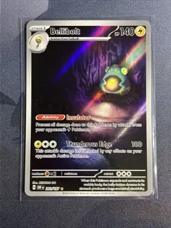 Pokemon TCG Bellibolt Sv03: Obsidian Flames 201/197 Holo Illustration Rare - NM - Image 1