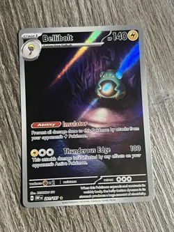 Bellibolt 201/197 Sv03 Obsidian Flames Illustration Rare Holo English 2023 140HP - Image 1
