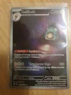 Bellibolt SV03 Obsidian Flames Illustration Rare Full Art Holo Card 201/197 - Image 1