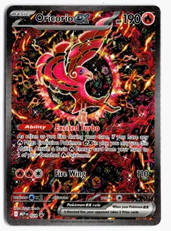 Oricorio ex 024 Holo Promo ME: Mega Evolution Promo Pokemon NM - Image 1