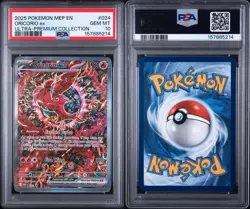 Pokemon 2025 Oricorio ex #024 Me: Mega Evolution Promo Holo EN PSA 10 - Image 3