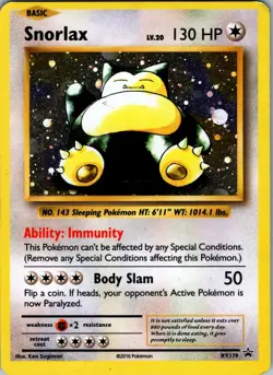 Wizards of the Coast Snorlax 11/64 Jungle Holo Rare 1999 English 90 HP - Image 1