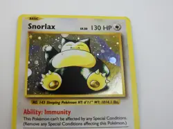Wizards of the Coast Snorlax 11/64 Jungle Holo Rare 1999 English 90 HP - Image 3