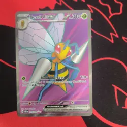 Beedrill EX 098/086 Secret Rare Full Art Holo Chaos Rising Pokemon TCG - Image 1