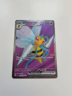 Beedrill ex 098/086 - Chaos Rising Ultra Rare Full Art Holo Pokemon TCG English - Image 1