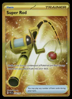 Pokemon Cards Super Rod 276/193 Paldea Evolved Hyper Rare NM - Image 1