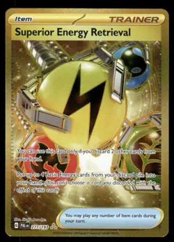 Pokemon Cards Superior Energy Retrieval 277/193 Paldea Evolved Hyper Rare NM *2 - Image 1