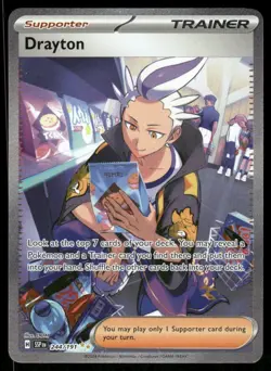 Pokemon Cards Drayton 244/191 Surging Sparks Special Illustration Rare NM *2 - Image 1