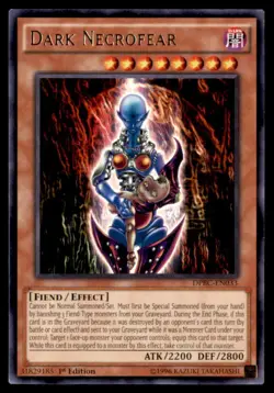 Yu Gi Oh! Dark Necrofear DPBC EN033 DPBC 1st Edition 3 Card Lot Regular - Image 1