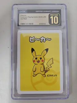 CGC PRISTINE 10 PIKACHU OLD MAID PLAYING CARDS 2019 JAPANESE POKEMON CARD - Image 1