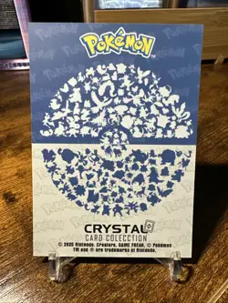 2025 Pokemon Crystal Card Collection Black Dark Edition #033 Nidorino Holo - Image 3