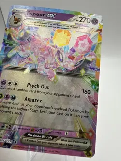 Espeon ex 034/131 Prismatic Evolutions Pokemon Card Tera Full Art Holo NM - Image 2