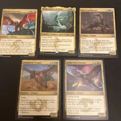 5 Card Bundle - Dragons; Magic: The Gathering; MTG - Image 1