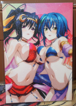 Xenovia Quarta & Akeno Himejima High School DxD Sexy Waifu Custom Card - Image 1