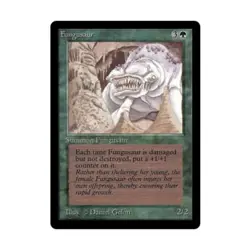 WOTC MtG Beta Fungusaur (R) VG - Image 1