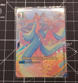 OVERFLOWING AFFECTION GD01-118 U+ FOIL ALT ART BANDAI GUNDAM CARD GAME COMMAND - Image 1