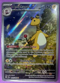 Ampharos - 090/086 - Illustration Rare - Chaos Rising - NM/M - Pokemon Card - Image 1