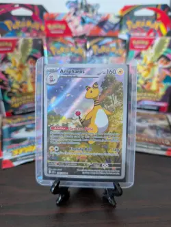 Pokemon TCG Ampharos 090/086 Chaos Rising- Illustration Rare- Pack Fresh- NM - Image 3