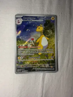 Pokemon TCG Ampharos 090/086 Chaos Rising- Illustration Rare- Pack Fresh- NM - Image 1