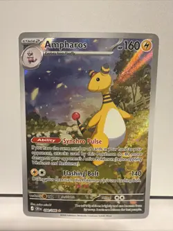 Ampharos 090/086 Illustration Rare Pokemon TCG: Chaos Rising - English NM Fresh - Image 1