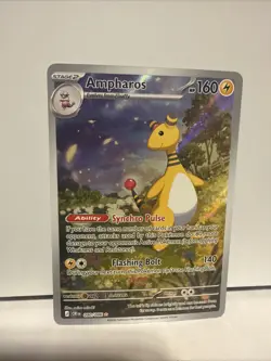 Ampharos 090/086 Illustration Rare Pokemon TCG: Chaos Rising - English NM Fresh - Image 4