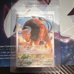 Pokemon TCG Tauros 096/111 Crimson Invasion Holo Rare 130 HP English 2017 - Image 1