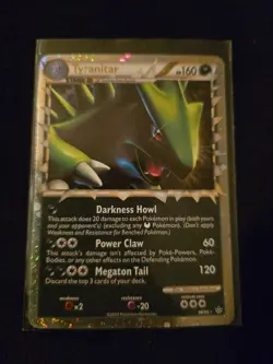 Pokemon Tyranitar 88/95 Prime Unleashed Holo LP - Image 1